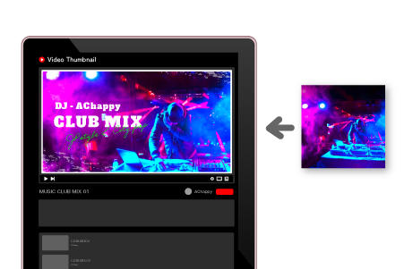 photo style 配信動画サムネイル・背景